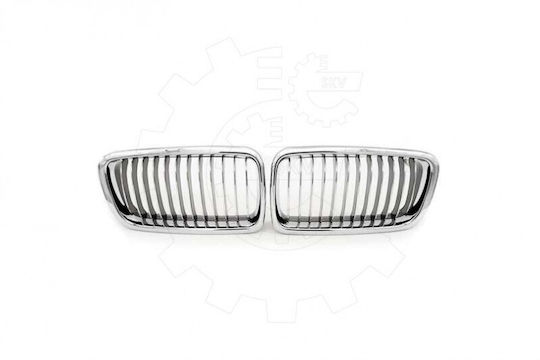 Μάσκα Ψυγείου Bmw 7 E38 Σετ Αριστερή Ή Δεξιά Μονή Λωρίδα Χρώμιο 51138125811
