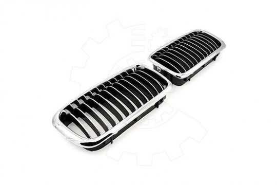 Μάσκα Ψυγείου Bmw 7 E38 Σετ Αριστερή Ή Δεξιά Μονή Λωρίδα Χρώμιο 51138125811