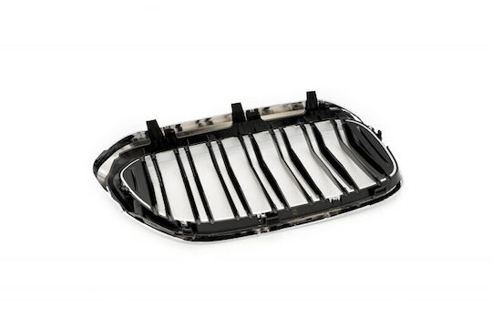 Double Stripe Black Chrome Engine Cover for BMW 5 G30