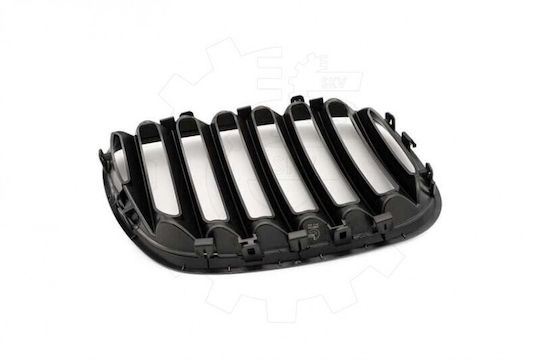 Mască Radiator BMW X5 E53 Facelift Set Stânga Sau Dreapta Bandă Unică Neagră Mat 51137124815
