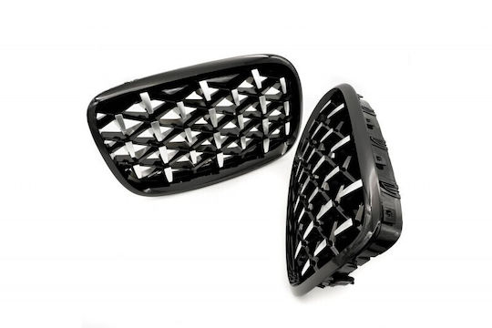 BMW X5 E70 51712150246 Kappe Für Motor Diamant Schwarz Glänzend Silber