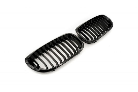 Falsă Acoperire Capotă Motor Bandă Unică Neagră Lucioasă BMW 3 E46 Facelift Coupe 51137064317
