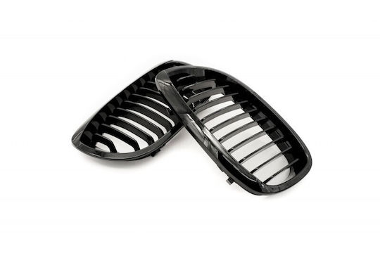 Falsă Acoperire Capotă Motor Bandă Unică Neagră Lucioasă BMW 3 E46 Facelift Coupe 51137064317
