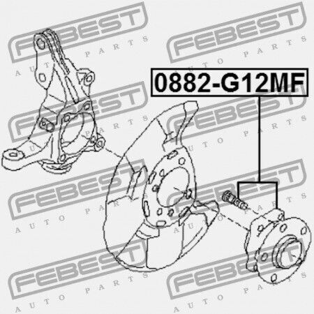 Subaru Impreza G11 Front Radlager 2000.02-2007.04 Jp 28373-fg010