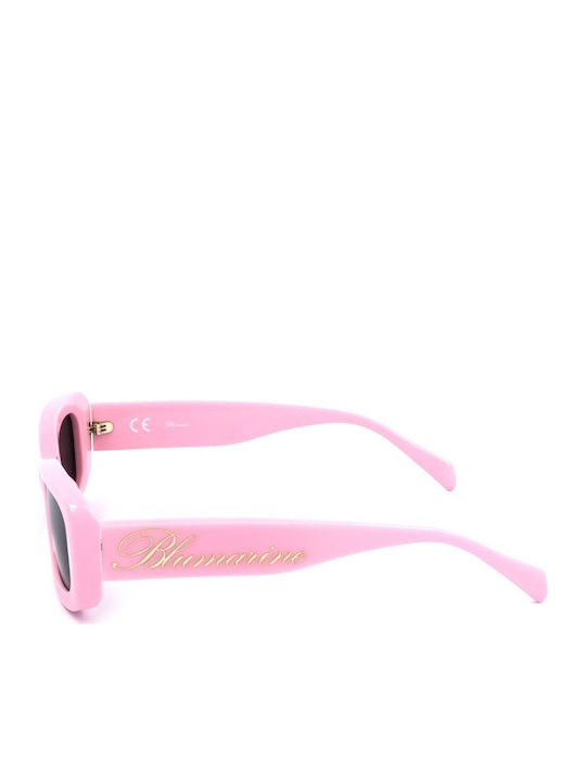 Blumarine Women's Sunglasses with Pink Acetate Frame SBM777V 0816