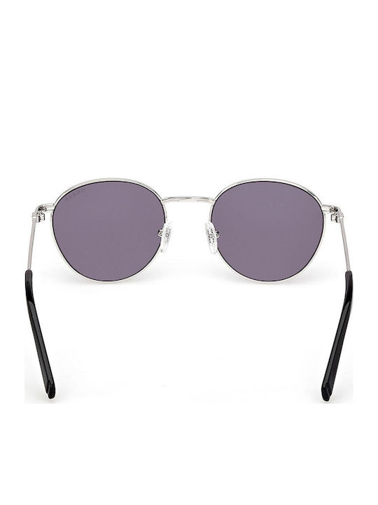 Guess Unisex Ochelari de soare cu Argintiu Cadru și Argintiu Oglindă Lentilă