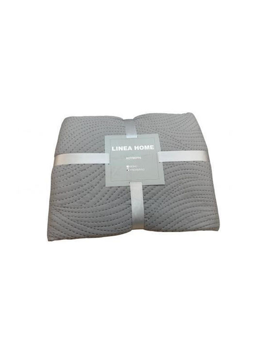 Linea Home Peak Coverlet Double Gray 220x240cm