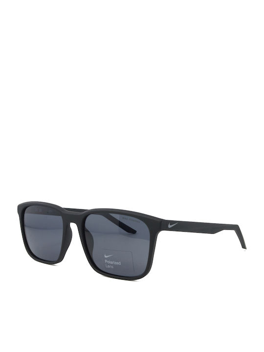 Nike Men's Sunglasses with Black Plastic Frame and Gray Polarized Lens FD1849-013