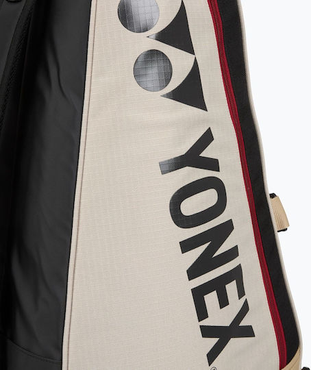 Yonex Tennistasche Schulter-/Handtasche Tennis 12 Schläger Beiges