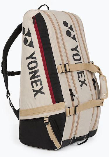 Yonex Schulter-/Handtasche Tennis 9 Schläger Beiges