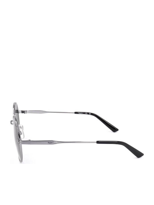 Pepe Jeans Florence Unisex Ochelari de soare cu Argintiu Cadru și Verde Degrade Lentilă PJ5196-940