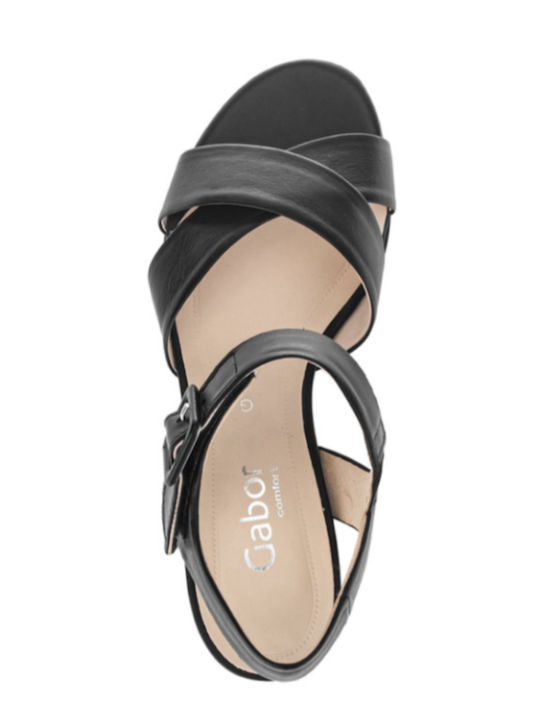 Sandale Elegante Damă Anatomici Negre Din Piele