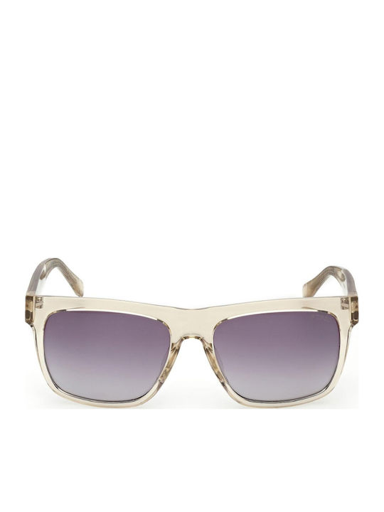 Guess Unisex Ochelari de soare cu Bej Cadru și Gri Degrade Lentilă GU00222 57Z