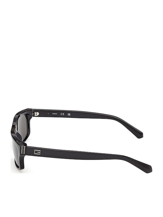 Guess Ochelari De Soare Unisex Cu Ramă Neagră Din Plastic Și Lentile Gri GU00276 01A
