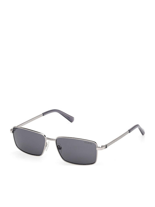 Guess Unisex Ochelari De Soare Cu Ramă Metalică Gri Și Lentile Gri