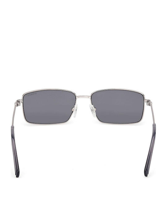 Guess Unisex Ochelari De Soare Cu Ramă Metalică Gri Și Lentile Gri