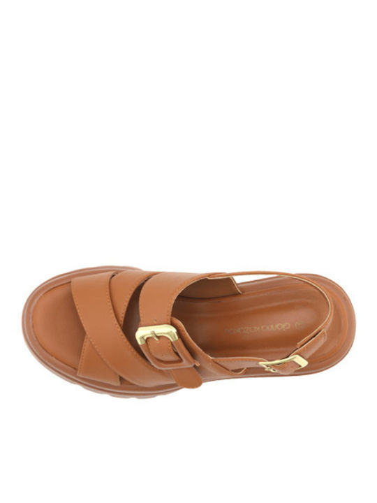 Leather Tabac Brown Sandals