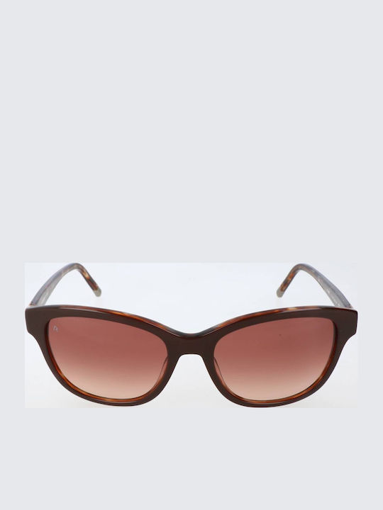 Rodenstock Women Sunglasses with Brown Frame and Brown Lens R7407 C