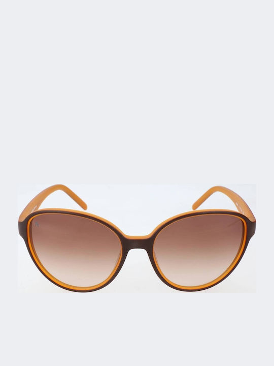 Rodenstock Γυναικεία Γυαλιά Ηλίου με Καφέ Σκελετό και Καφέ Φακό R3268 B