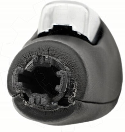 Leather Gear Shift Knob Cover for Ford Galaxy Mondeo S-Max Kuga Black Automatic Gearbox