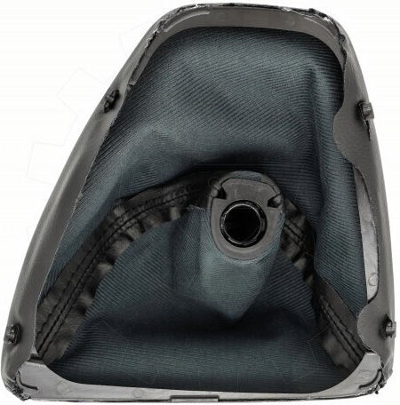 Car Shift Knob Leather Cover Bmw Series 3 Black Silver 6 Speeds Frame