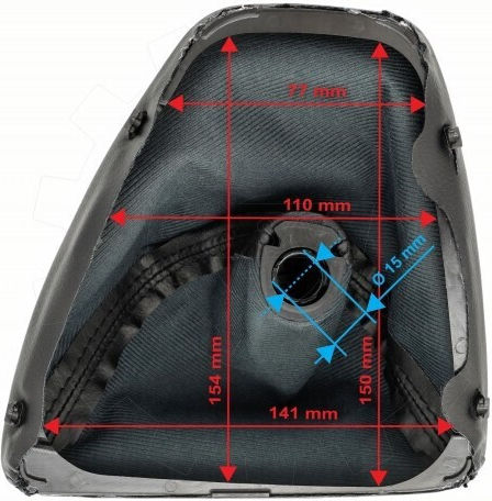 Car Shift Knob Leather Cover Bmw Series 3 Black Silver 6 Speeds Frame