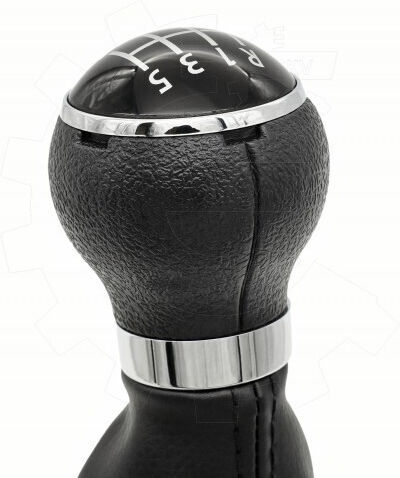 Levier Schimbător Viteze Fustă Din Piele VW Caddy Golf Touran Negru 1t0711456