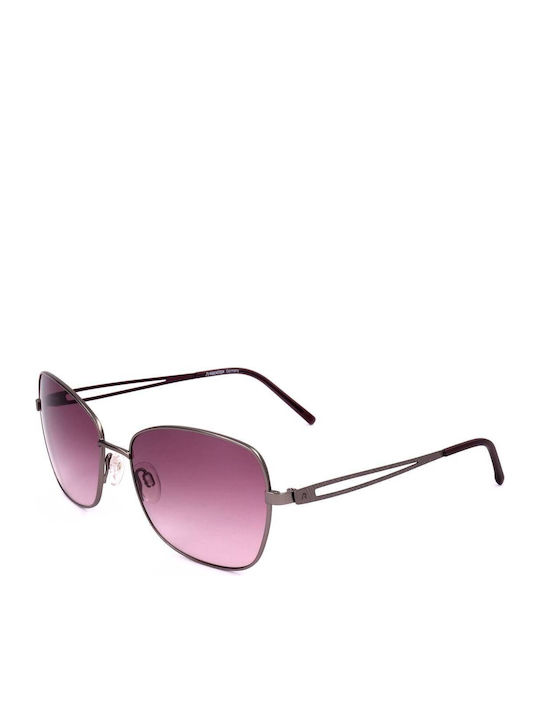 Rodenstock Γυναικεία Γυαλιά Ηλίου με Ασημί Μεταλλικό Σκελετό και Ντεγκραντέ Φακό R1419 D