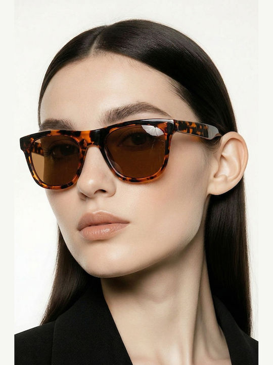 Northweek X Harvey Tortoise Bărbătești Ochelari de soare cu Maro Tortoise Cadru și Maro Polarized Lentilă