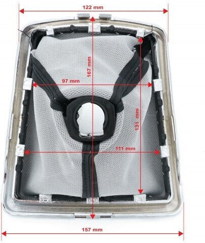 Opel Astra F Zafira Car Shift Knob Cover Chrome Frame 93329526