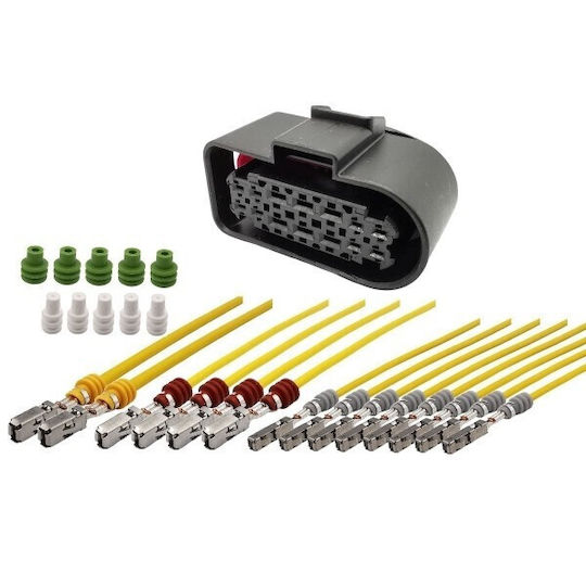 Elektrische Scheinwerferbündel Vw Audi Seat Skoda 14 Kabel 3c0973737