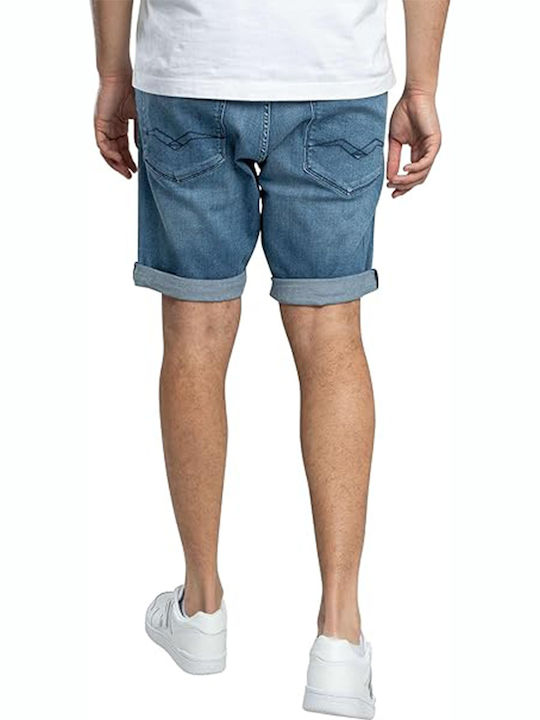 Men's Gray Denim Shorts