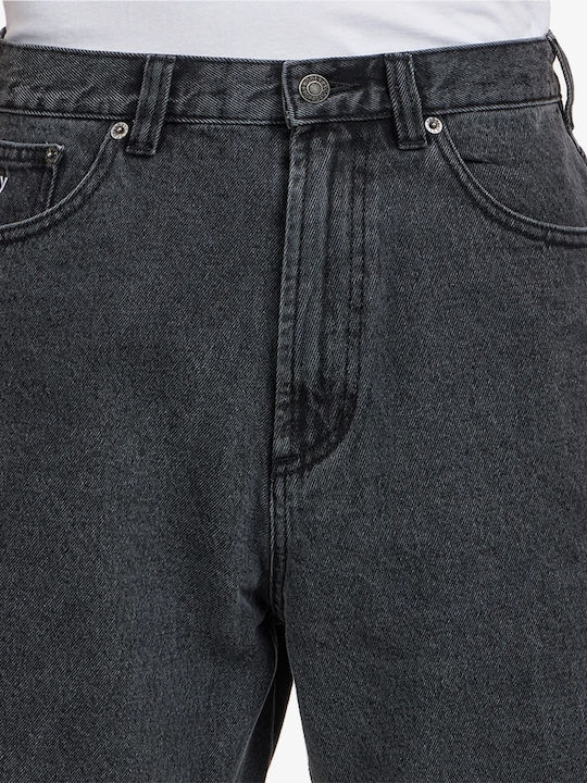 Herren Shorts Denim Schwarz
