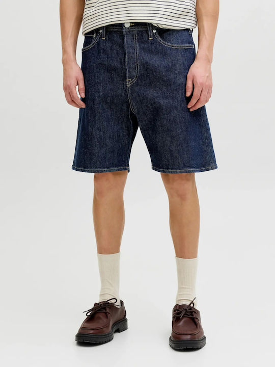 Herren Shorts Denim Blau