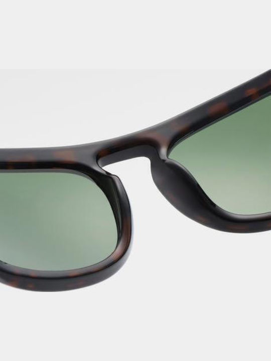 A.Kjaerbede Unisex Sunglasses With Brown Tartaruga Frame KL2504-002