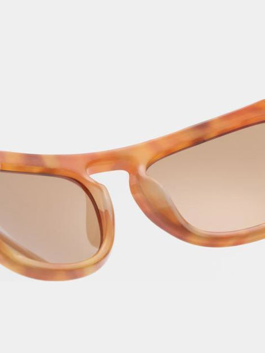 A.Kjaerbede Unisex Sunglasses With Orange Frame KL2504-004