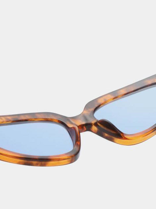 A.Kjaerbede Unisex Sunglasses With Brown Tartaruga Frame KL2501-007