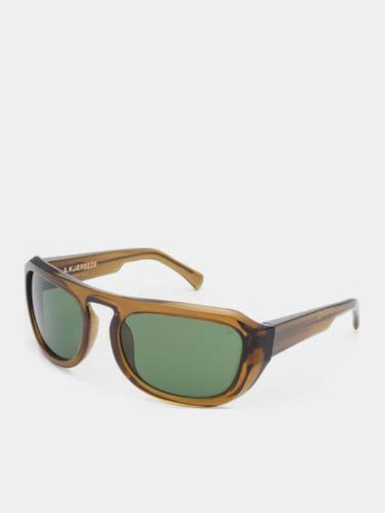 A.Kjaerbede Unisex Γυαλιά Ηλίου με Καφέ Σκελετό KL2504-005