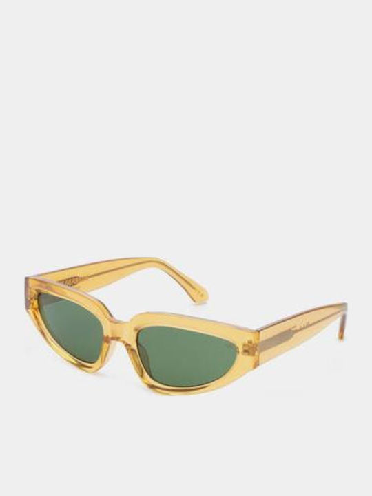 A.Kjaerbede Ella Unisex Γυαλιά Ηλίου με Κοκκάλινο Σκελετό Yellow Transparent