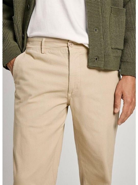 Παντελόνι Chino σε Slim Εφαρμογή Μπεζ