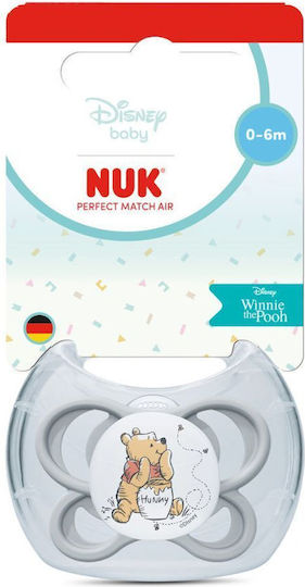 Nuk Disney Πιπίλα Σιλικόνης Γκρι για 0-6 μηνών