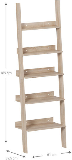 Bibliothek Gambifusiko Beige 61x32,5x189cm