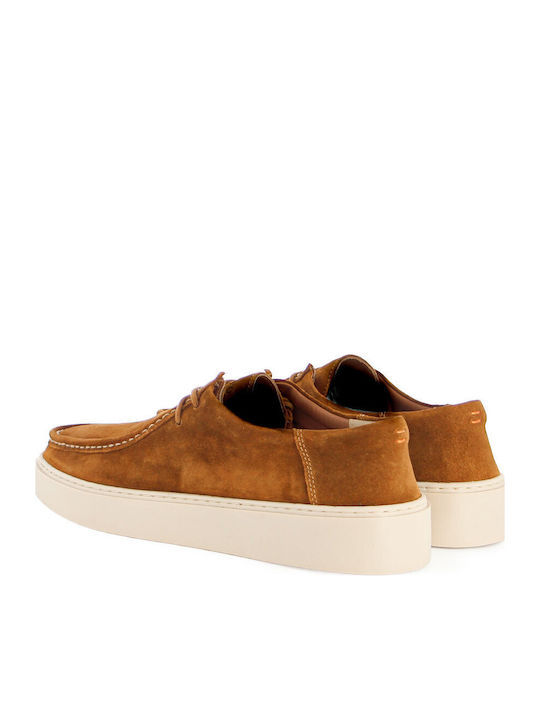 Herren Freizeitschuhe Leder Tabac Braun