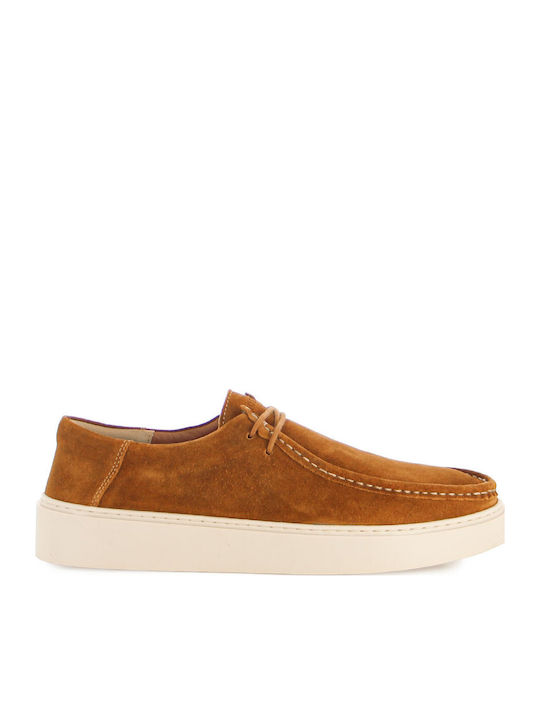 Herren Freizeitschuhe Leder Tabac Braun