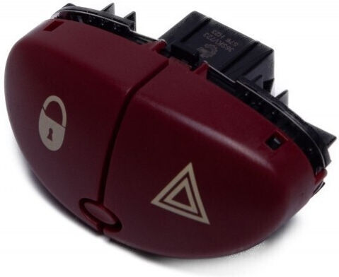 Peugeot 206 Warning Lights Switch 6554.l0 5 Pin 6554.l0