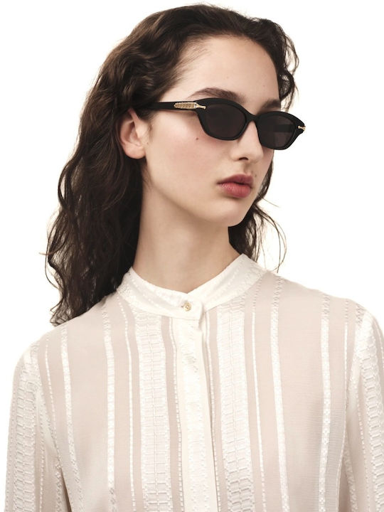 Zeus & Dione Paros Unisex Γυαλιά Ηλίου με Μαύρο Κοκκάλινο Σκελετό και Μαύρο Φακό PAROS C1