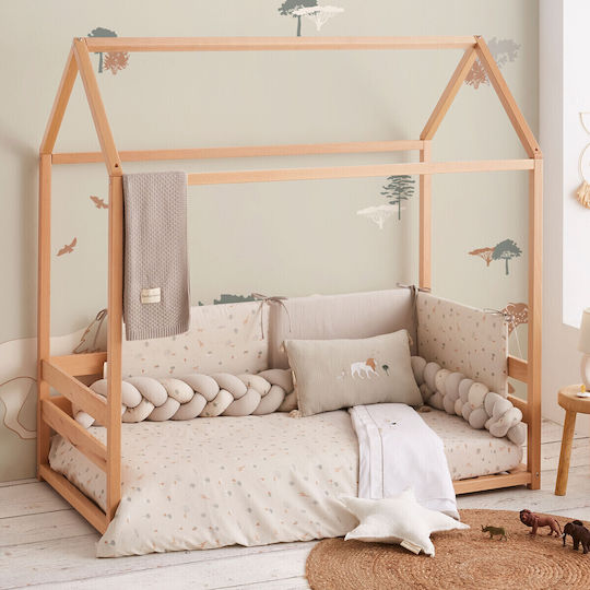 Bimbidreams Куверта За Гушкане И Люлка Бамбук Бежова 75x90см