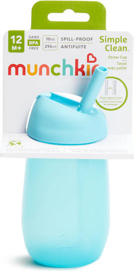 Munchkin Baby Cup Simple Clean made of Plastic Blue 296ml for 12m+m+