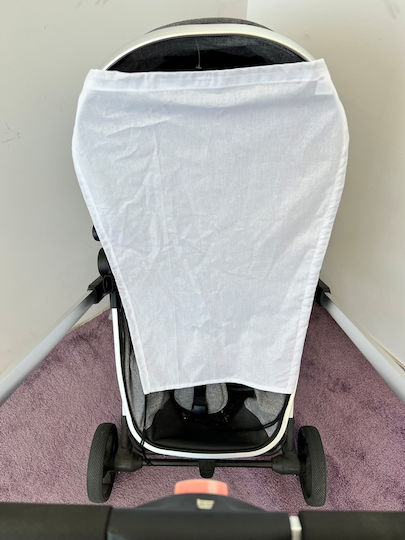 Sonnenschirm Kinderwagen Weiß