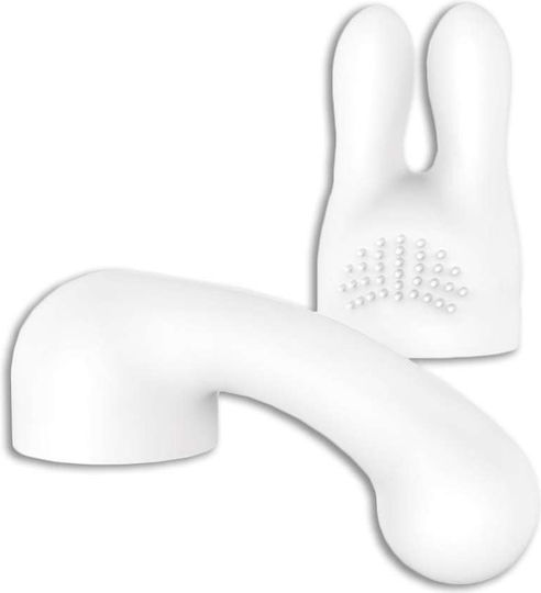 Bodywand G-Sport & Clitoral Σετ με Κεφαλές για Δονητή Λευκές